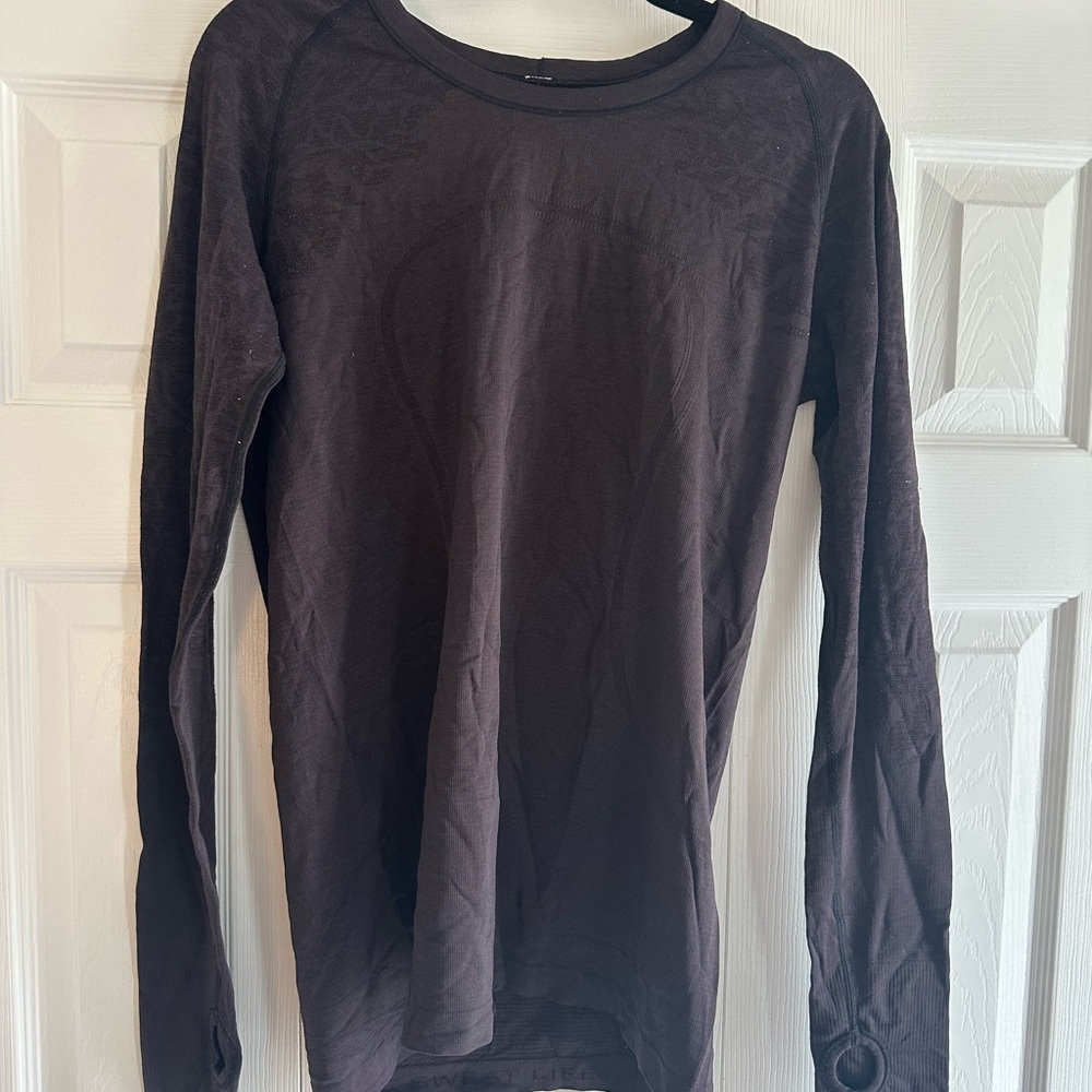Purple Long Sleeve Lululemon Top
